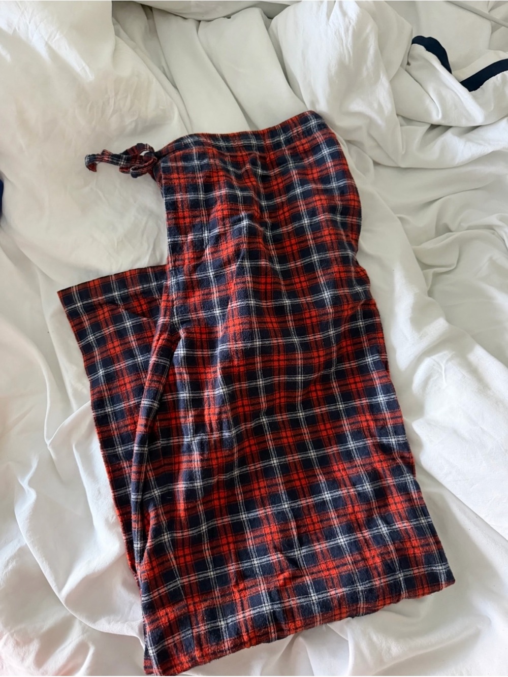 Merona Red Navy Plaid Flannel Pajama Pants